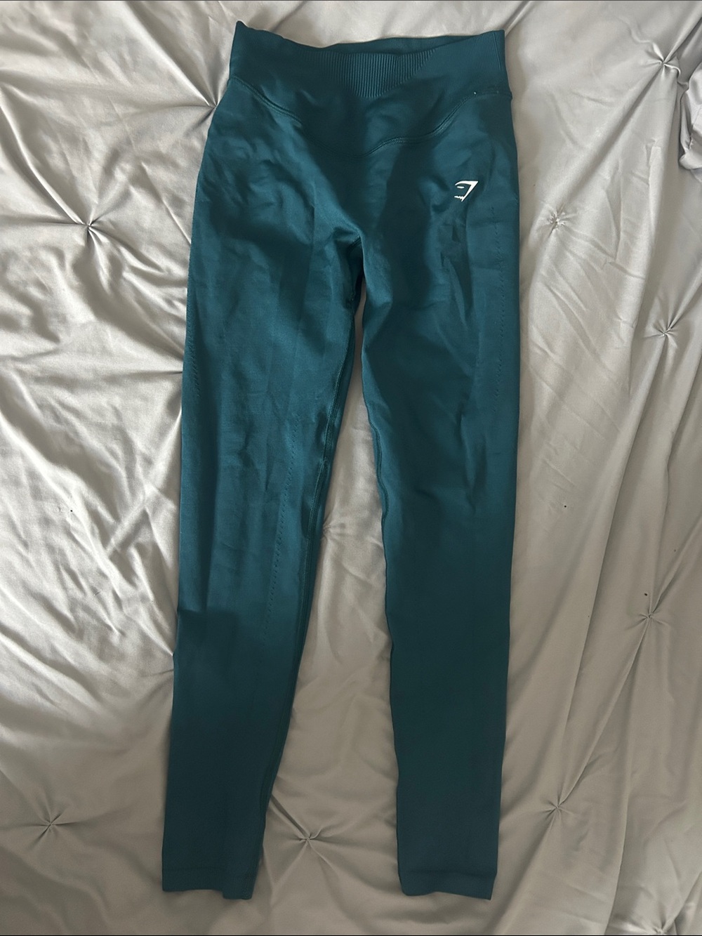 Gymshark Woman’s Teal Green Seamless Leggings